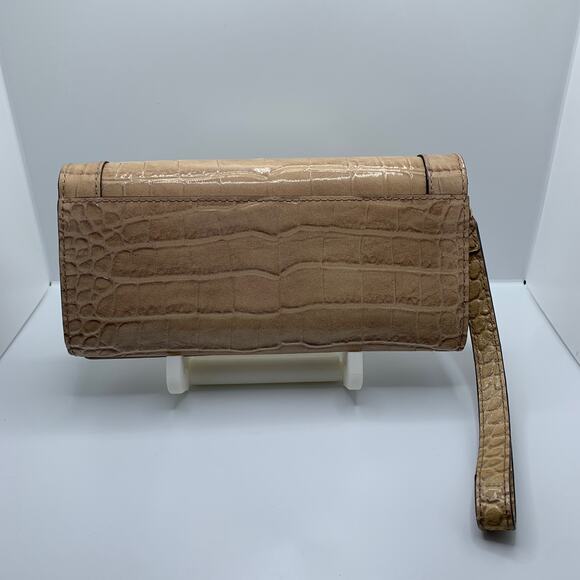 KATE SPADE New York Croco Print Wallet w/ Wristlet - Picture 2 of 9